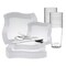 Smarty Had A Party White Wave Plastic Wedding Value Set, 360PK 7900VS60 - alternate 1